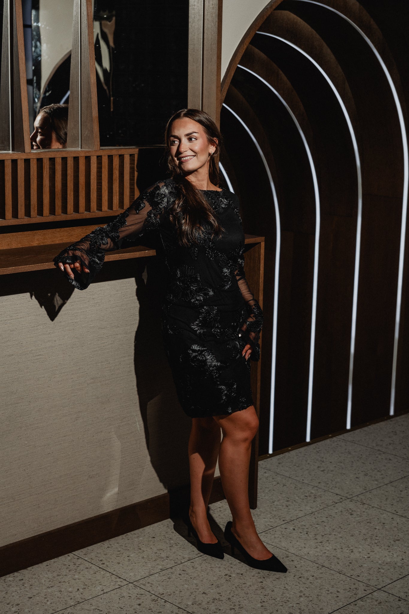 VMMILA Long Dress - Black